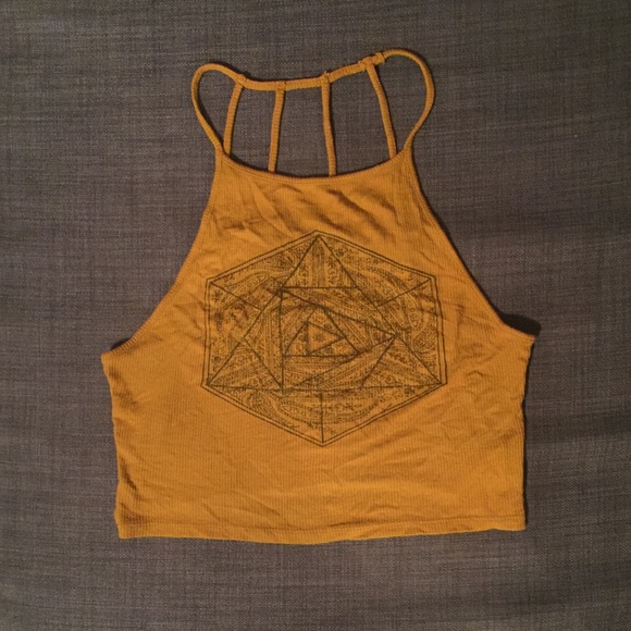 Cute tribal style crop top! - Picture 1 of 6
